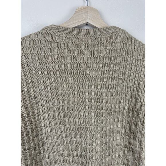 MNG Mango Chunky Knit Cardigan Gold Buttons Long Sleeve Womens S NWT Preppy - Picture 7 of 13